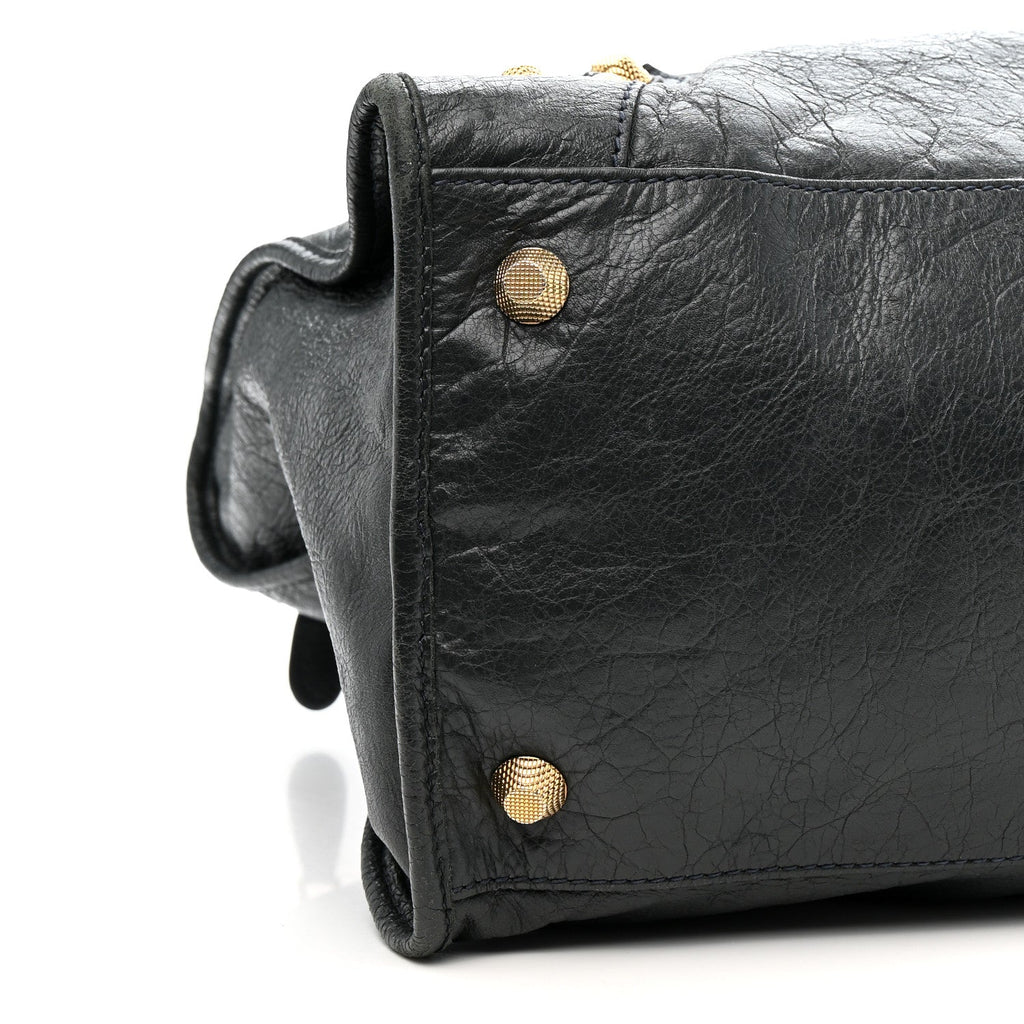 Balenciaga Agneau Giant 12 Gold Hardware Work Anthracite