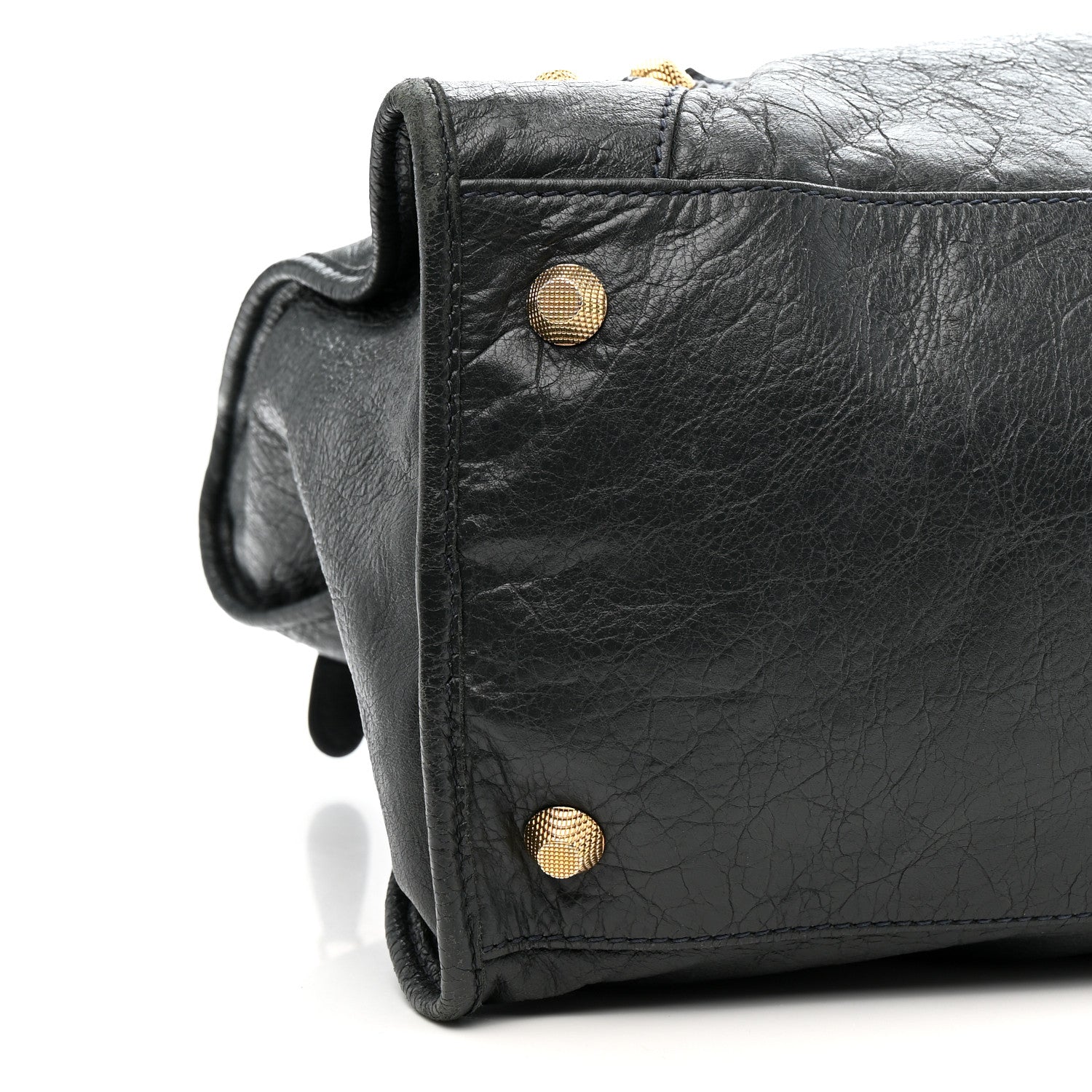 Balenciaga Agneau Giant 12 Gold Hardware Work Anthracite