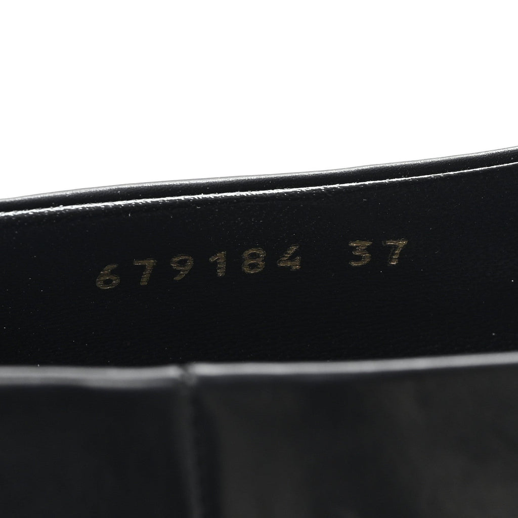 Balenciaga Calfskin Blade Knife Pumps 37 Black