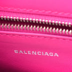 Balenciaga Box Calfskin Medium XX Flap Bag Lipstick Pink