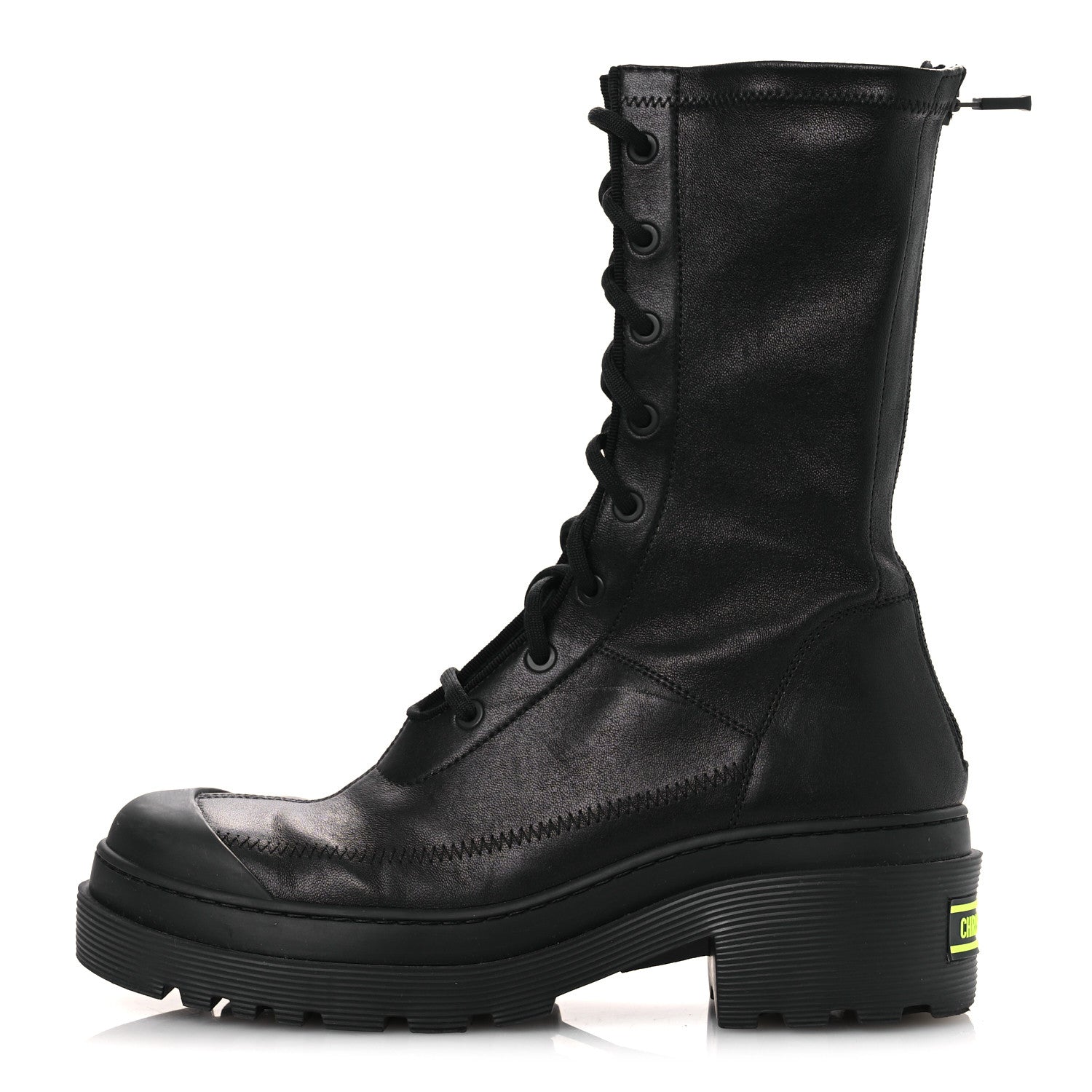 Christian Dior Nappa Stretch Dior Arcade Boots 39 Black