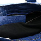 Balenciaga Agneau Giant 12 Silver Hardware Velo Bleu Glacier