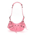 Balenciaga Agneau Arena Le Cagole Shoulder Bag XS Candy Pink