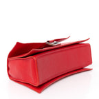 Balenciaga Arena Calfskin Small Crush Chain Bag Tomato Red