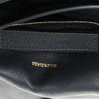 Balenciaga Crushed Calfskin Quilted Small Souvenirs Crush Chain Bag Black