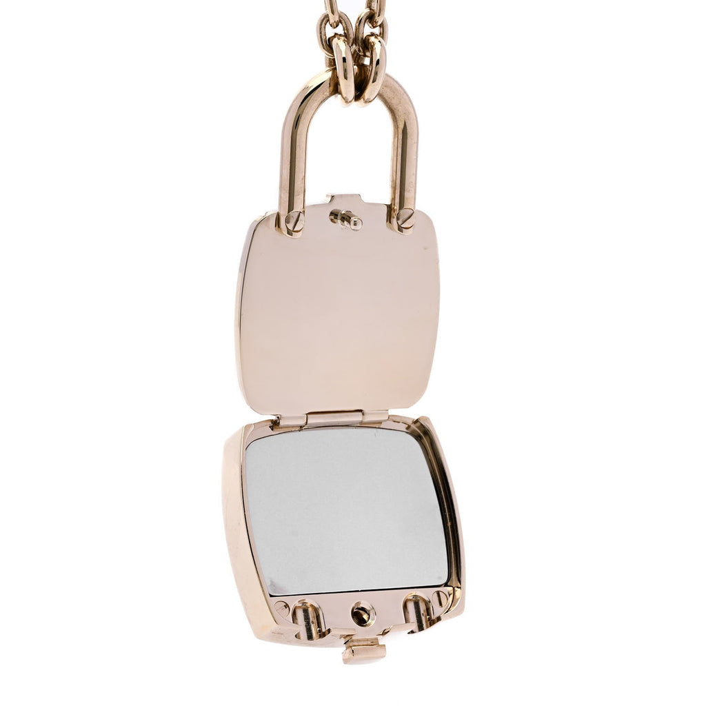 Chanel Pearl Resin Crystal CC No 5 Eyeshadow Pendant Necklace Multicolor