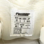 Balenciaga Mesh Rubber Monocolor Womens Runner Sneakers 37 White