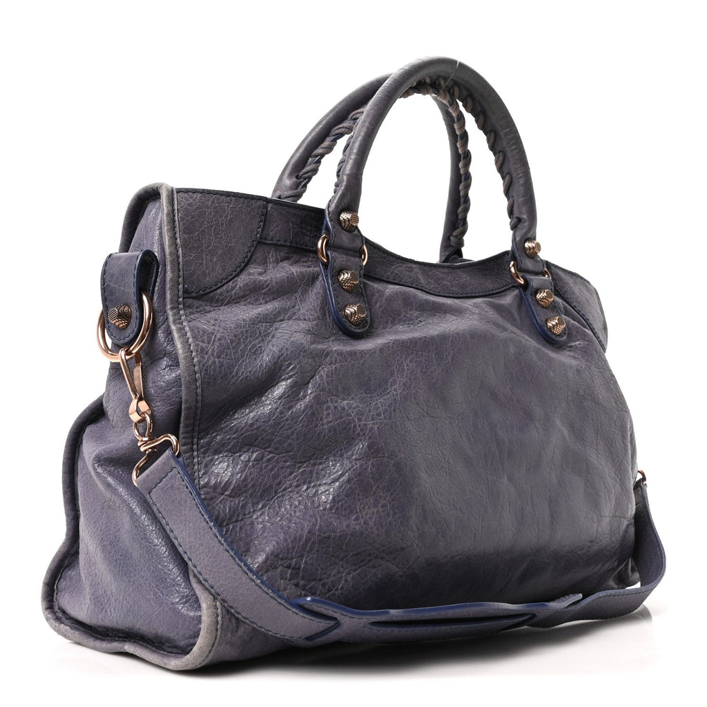 Balenciaga Agneau Giant 12 Rose Gold Hardware City Jacynthe