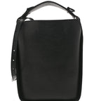 Balenciaga Calfskin Logo XS Tool 2.0 North-South Tote Black
