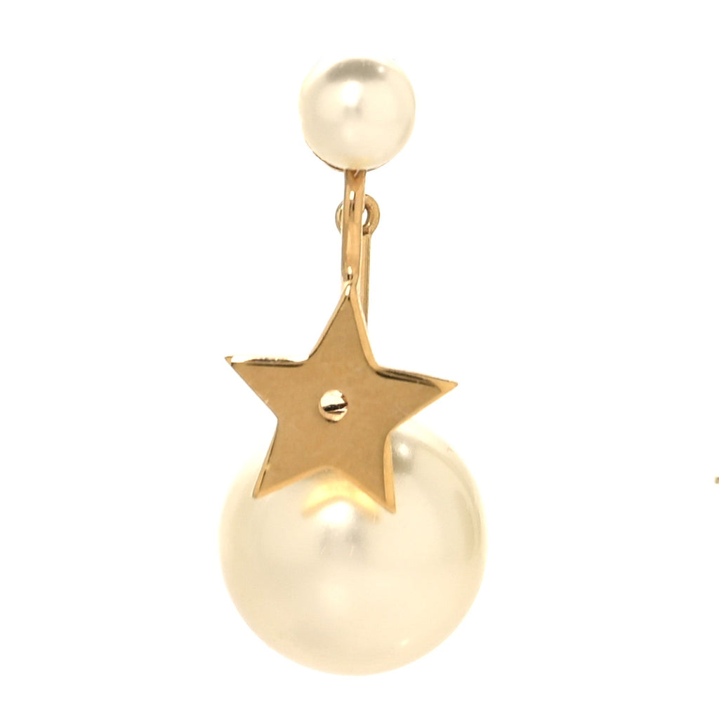 Christian Dior Pearl My ABCDior Tribales Etoile Earring Gold