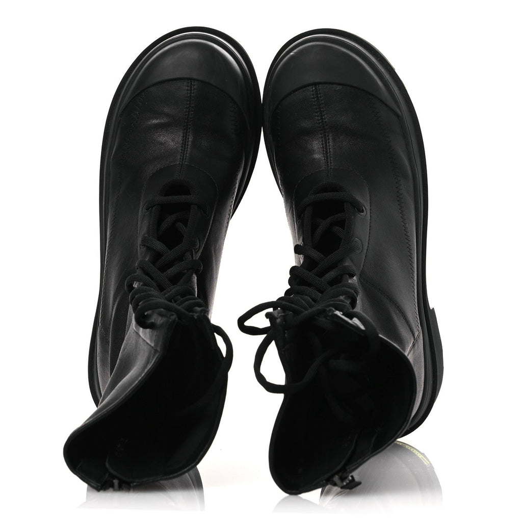 Christian Dior Nappa Stretch Dior Arcade Boots 39 Black