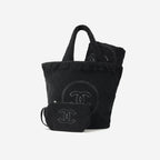 Chanel SS25 Beachwear Towel Set - Black Cotton