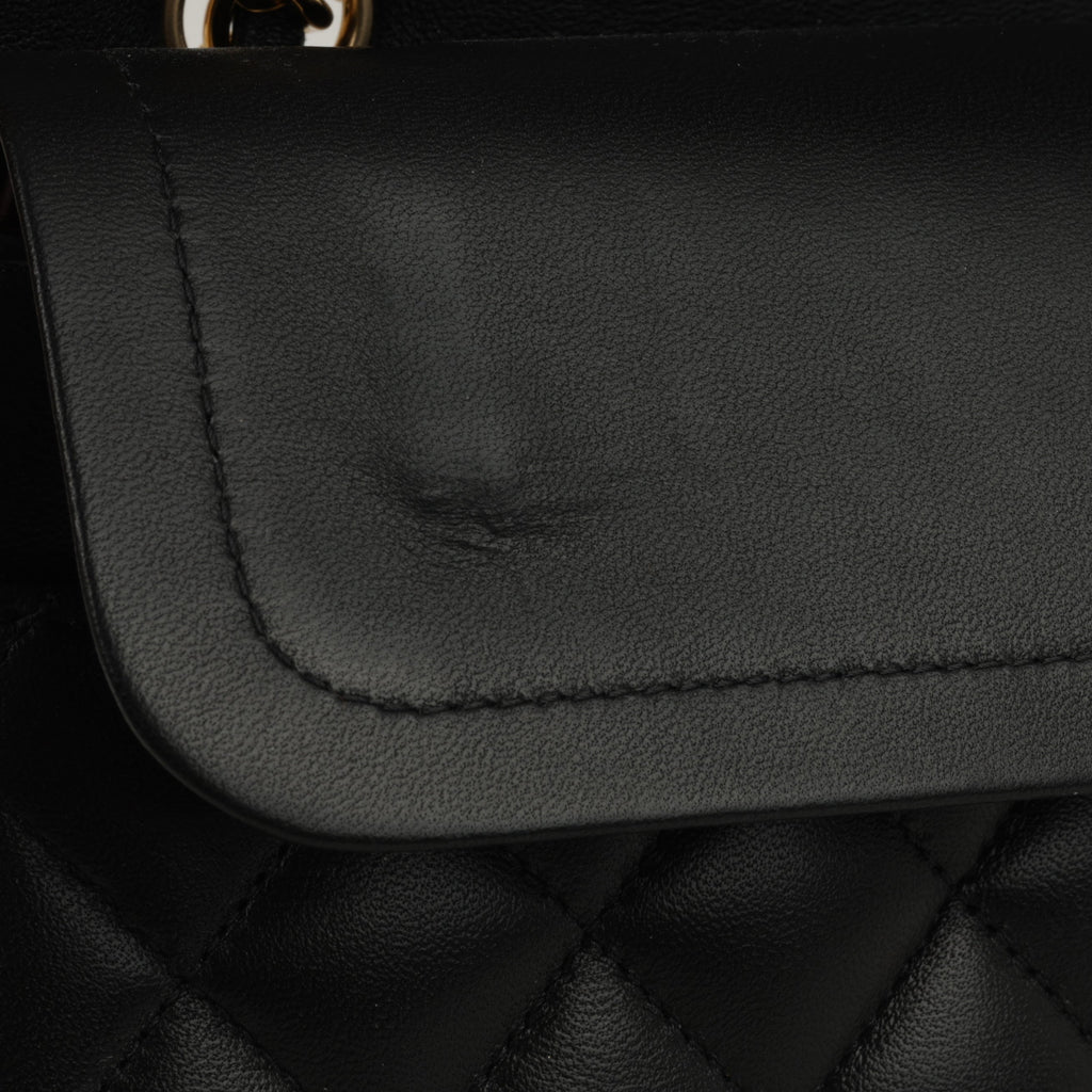 Chanel Medium Classic Flap - Black Lambskin | Gold Hardware