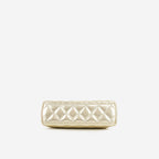 Chanel Small Kelly Re-Edition - Champagne Metallic Lambskin | Champagne Gold Hardware
