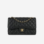 Chanel Classic Jumbo Double Flap - Black Caviar | Gold Hardware