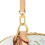 Louis Vuitton x TM Alma BB Monogram cherry coated canvas