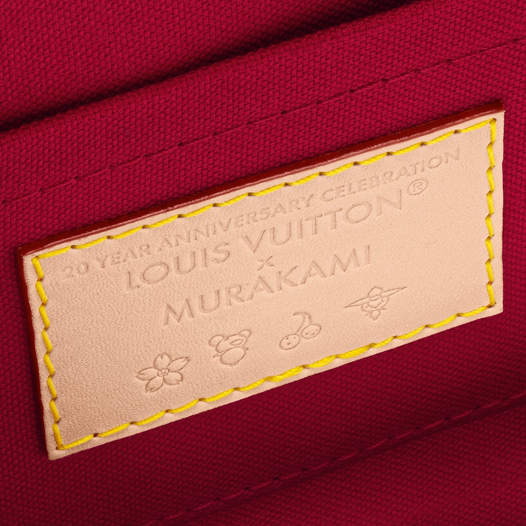 Louis Vuitton x TM Alma BB Monogram cherry coated canvas