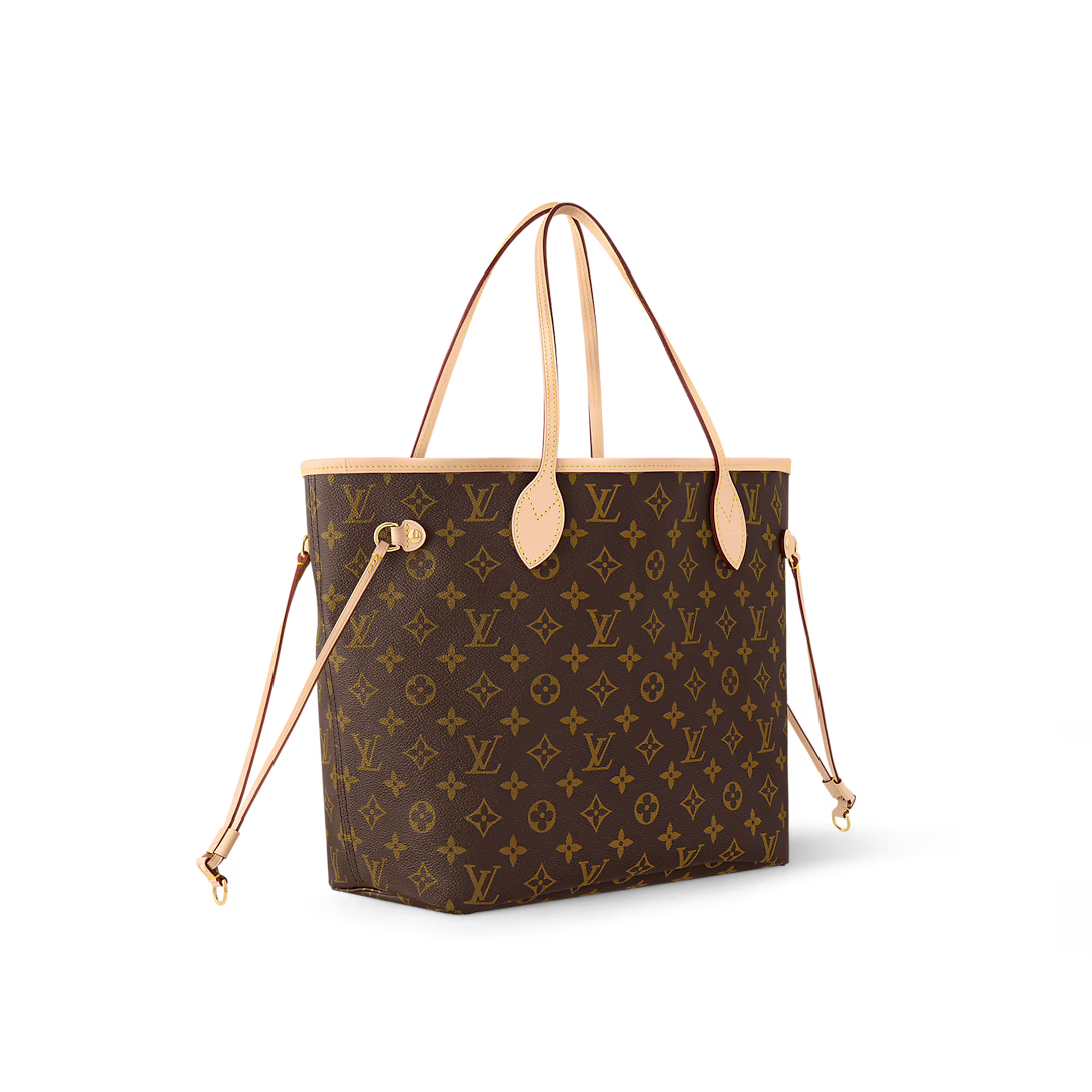Louis Vuitton Neverfull MM Monogram Mid Size Cherry Red Tote