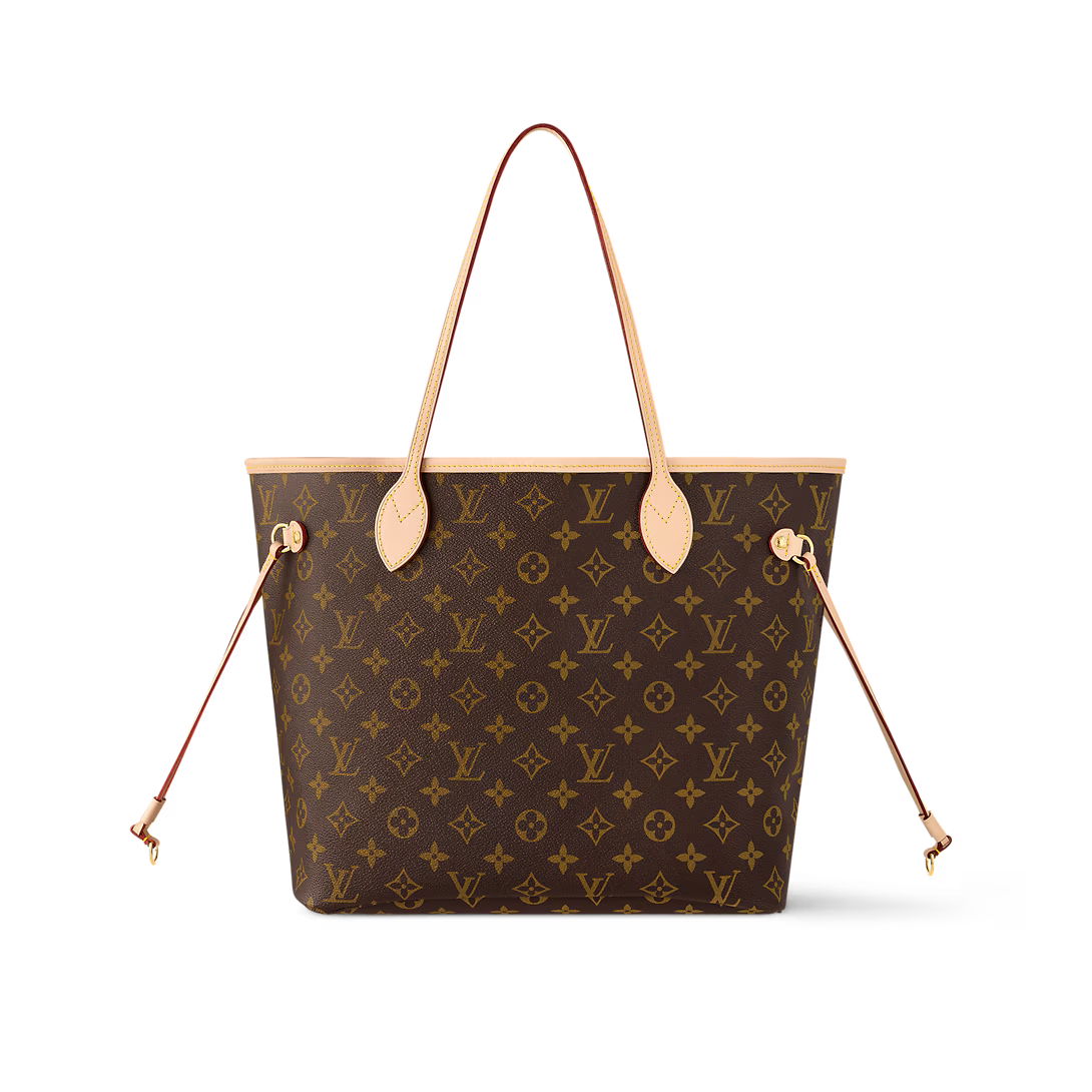 Louis Vuitton Neverfull MM Monogram Mid Size Cherry Red Tote
