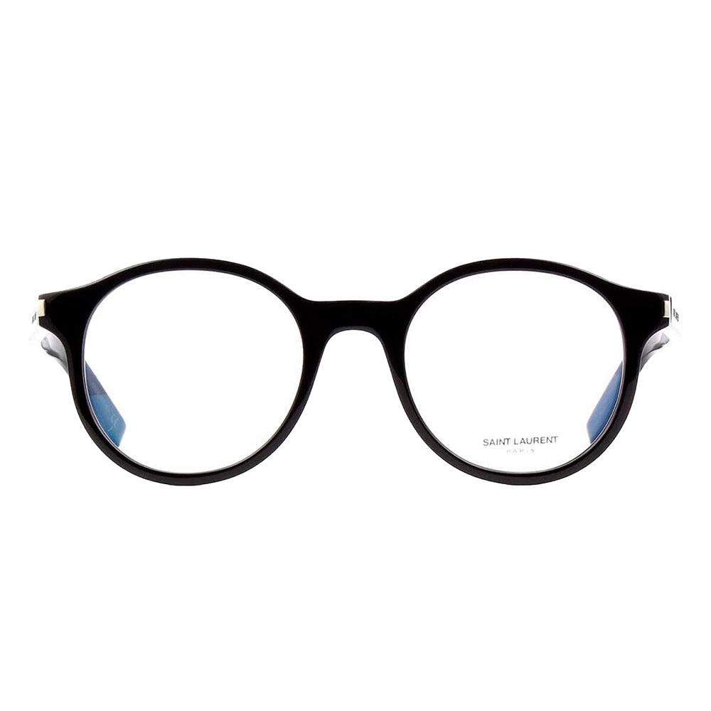 SL 521 OPT 001 50mm Unisex Round Eyeglasses