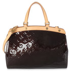 Louis Vuitton Amarante Monogram Vernis Brea GM