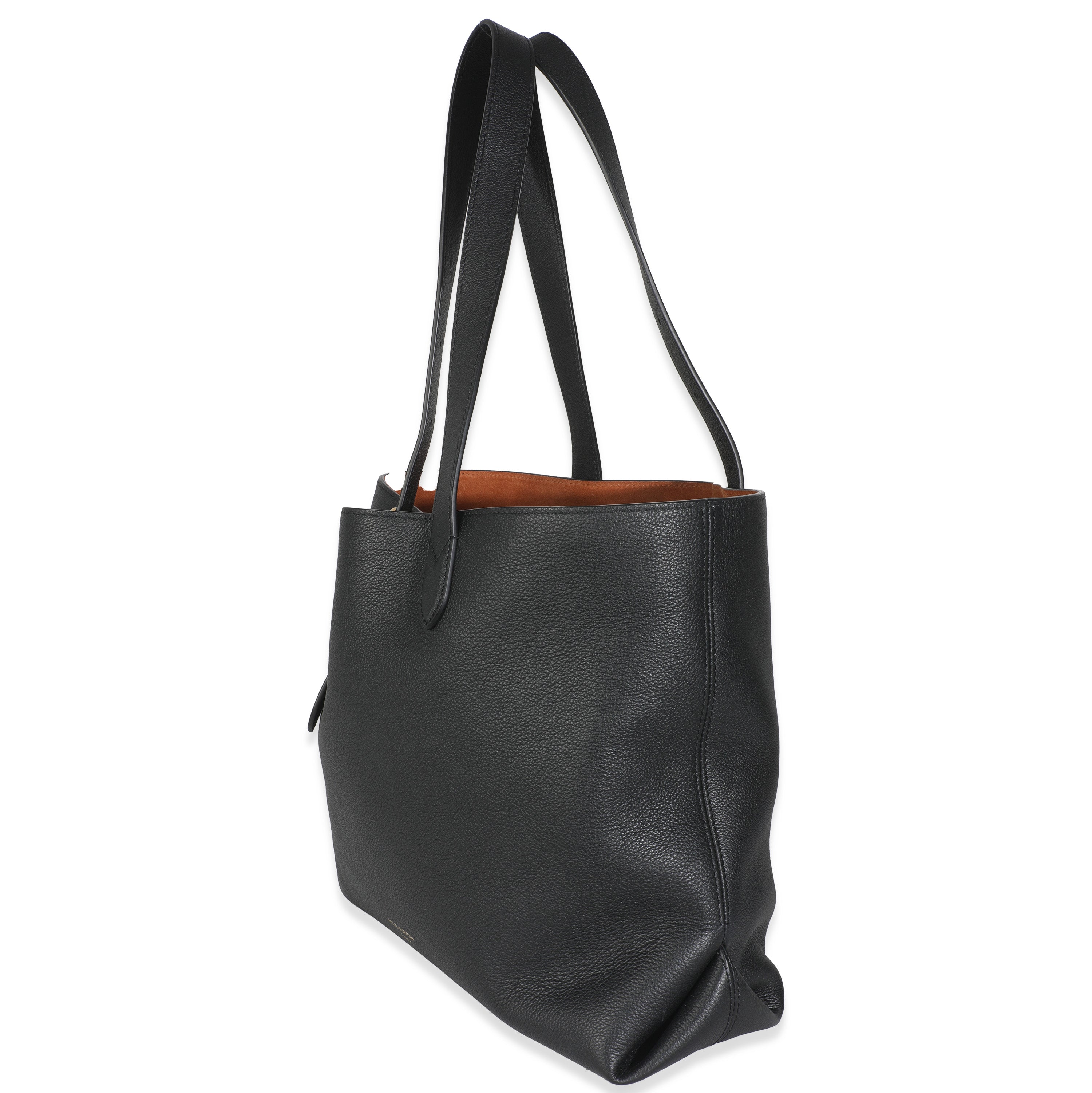 Louis Vuitton Black Grained Calfskin Low Key Cabas MM