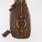 Saint Laurent Muse Dome Bag Leather Brown Leather Handbag (Authentic Pre-Loved)