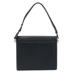 Saint Laurent Vintage Handbag Leather Black Leather Handbag (Authentic Pre-Loved)