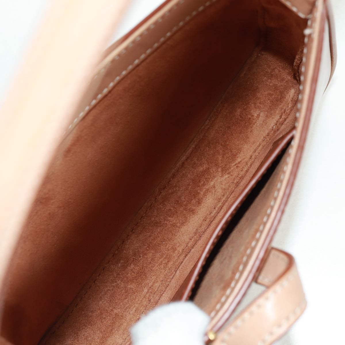 Saint Laurent Le 5 A 7 Hobo Leather Beige Leather Handbag (Authentic Pre-Loved)