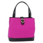 Saint Laurent Vintage Handbag Nylon Pink Nylon Handbag (Authentic Pre-Loved)