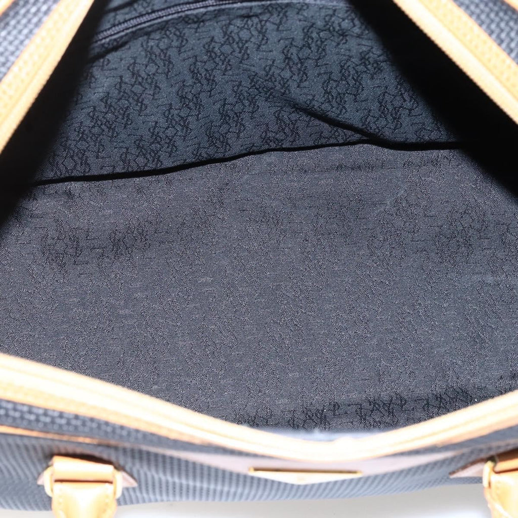 Saint Laurent Vintage Handbag Canvas Black Canvas Handbag (Authentic Pre-Loved)