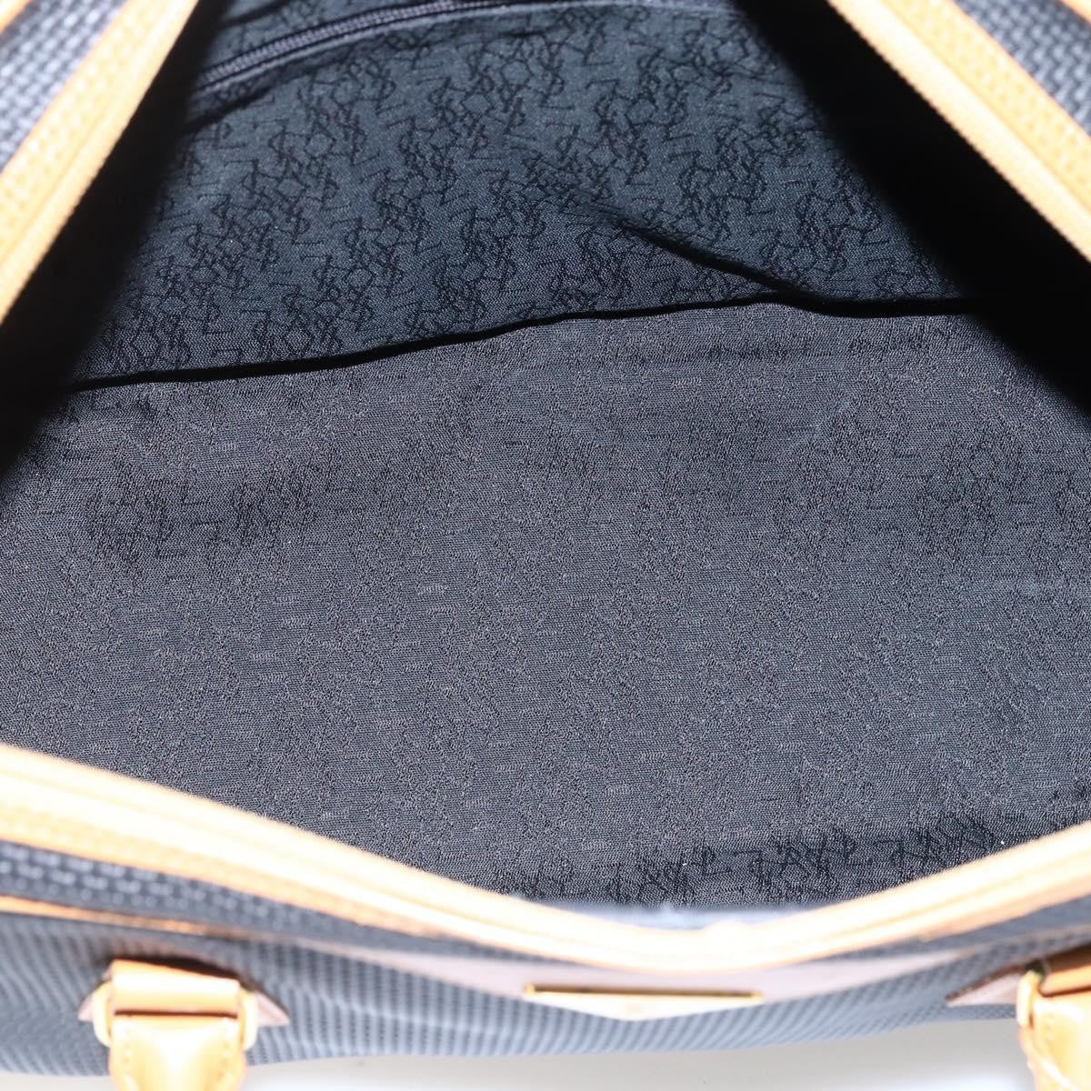 Saint Laurent Vintage Handbag Canvas Black Canvas Handbag (Authentic Pre-Loved)