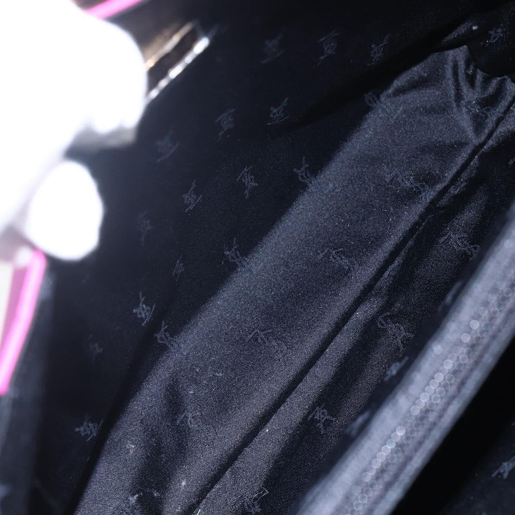 Saint Laurent Vintage Handbag Nylon Pink Nylon Handbag (Authentic Pre-Loved)