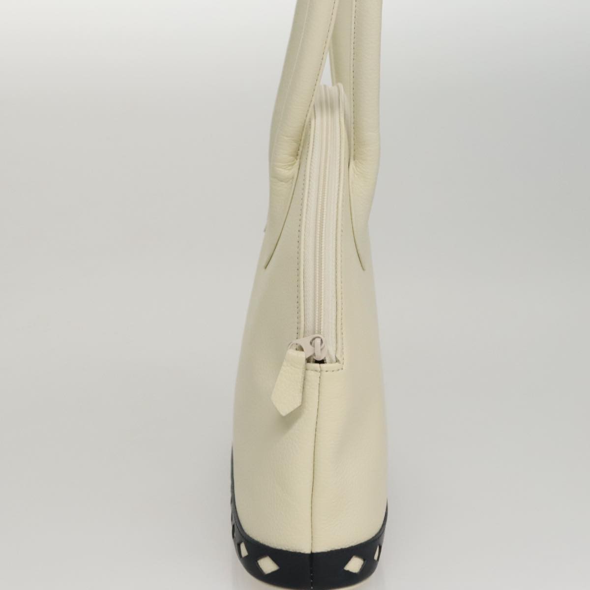 Saint Laurent Vintage Handbag Leather White Leather Handbag (Authentic Pre-Loved)