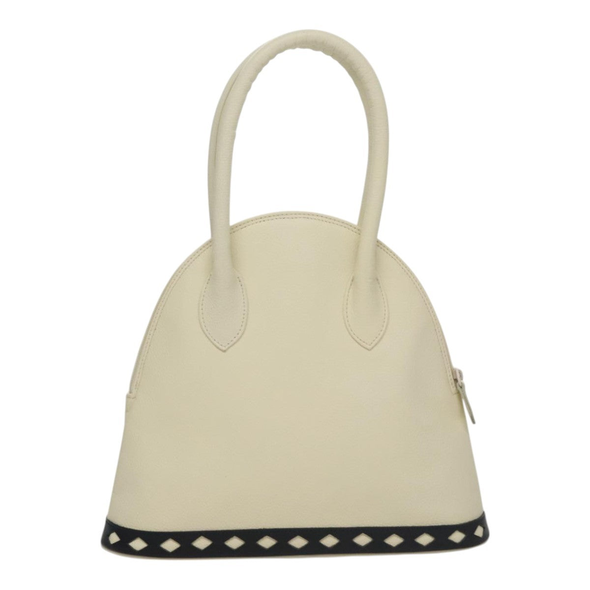 Saint Laurent Vintage Handbag Leather White Leather Handbag (Authentic Pre-Loved)