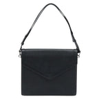 Saint Laurent Vintage Handbag Leather Black Leather Handbag (Authentic Pre-Loved)