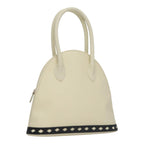 Saint Laurent Vintage Handbag Leather White Leather Handbag (Authentic Pre-Loved)