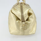 Saint Laurent Easy Y Bag Pebbled Leather Gold Leather Bag (Authentic Pre-Loved)