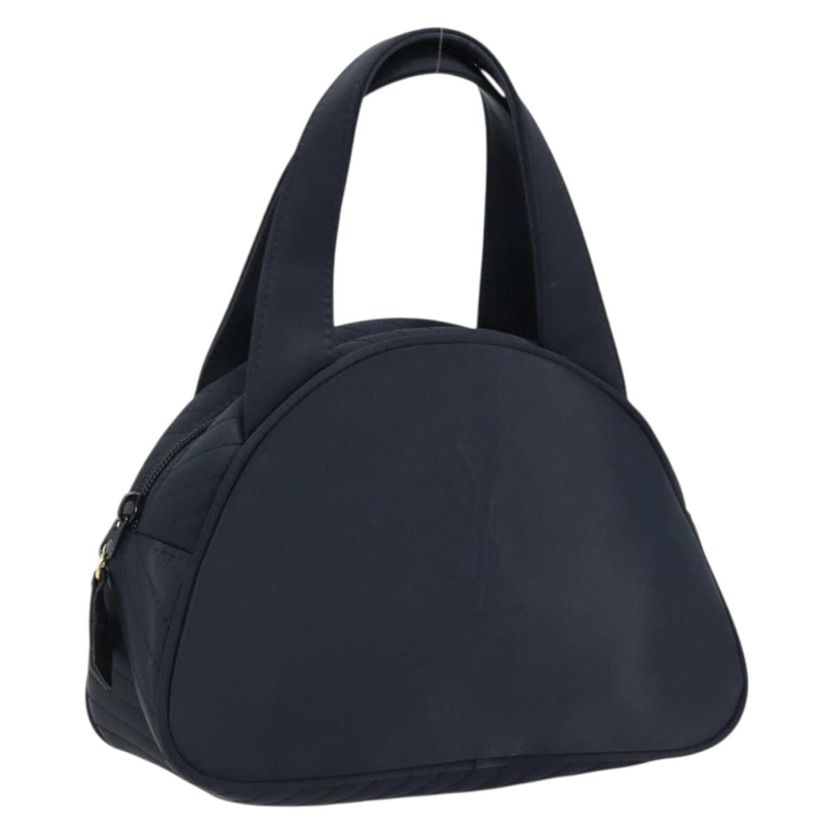 Saint Laurent Vintage Handbag Nylon Black Nylon Handbag (Authentic Pre-Loved)