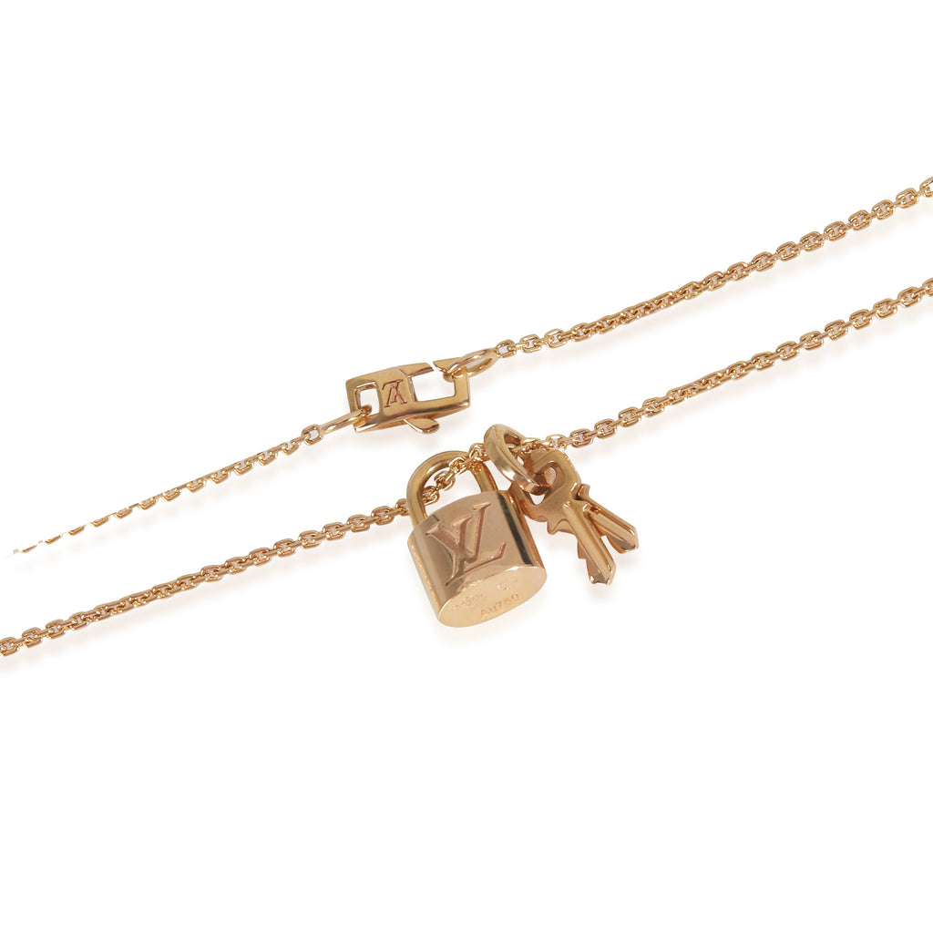Louis Vuitton Yellow Gold  Lockit Pendant