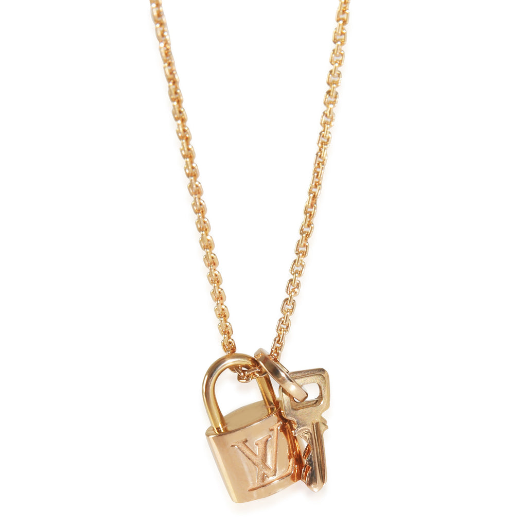 Louis Vuitton Yellow Gold  Lockit Pendant