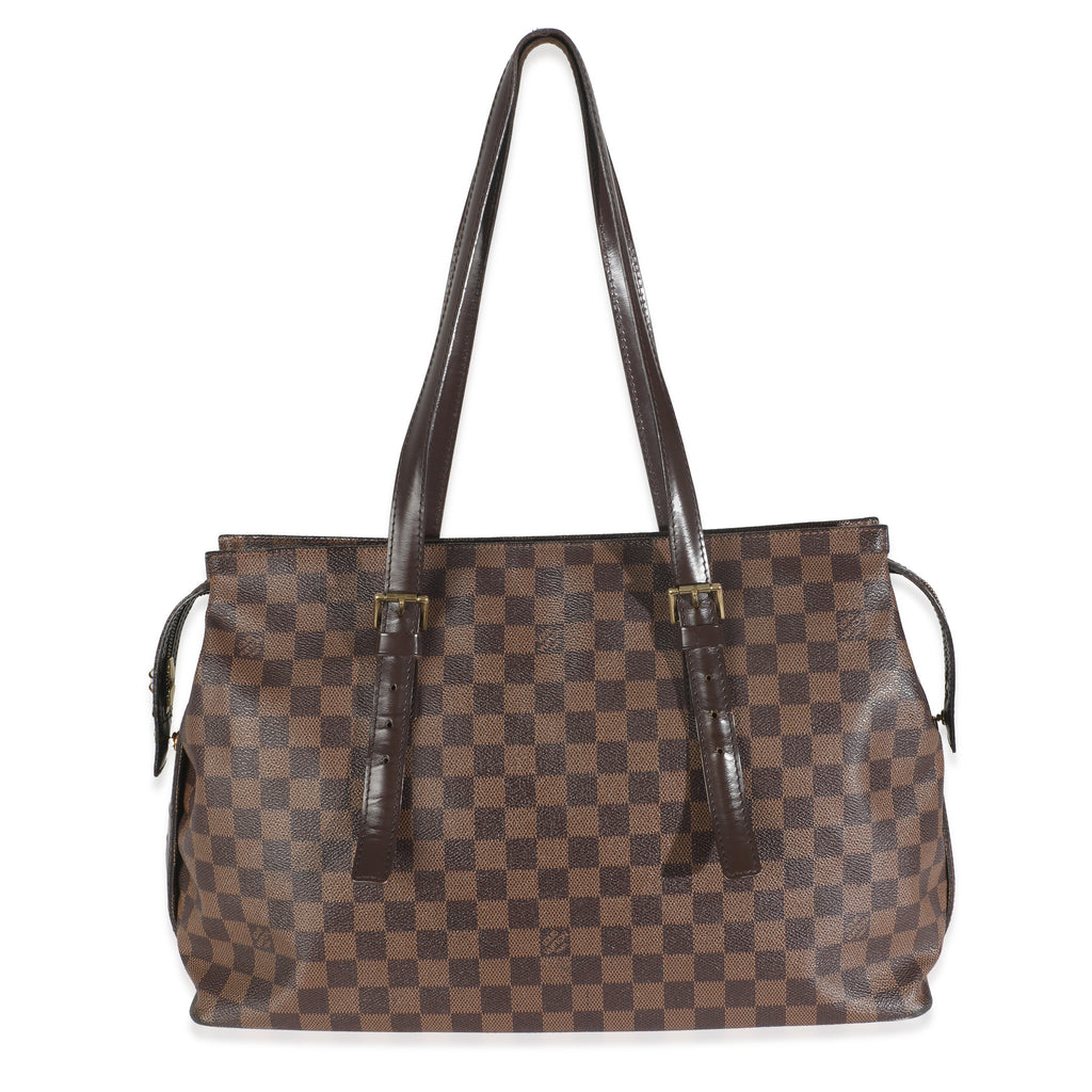 Louis Vuitton Damier Ebene Canvas Chelsea Zip Tote