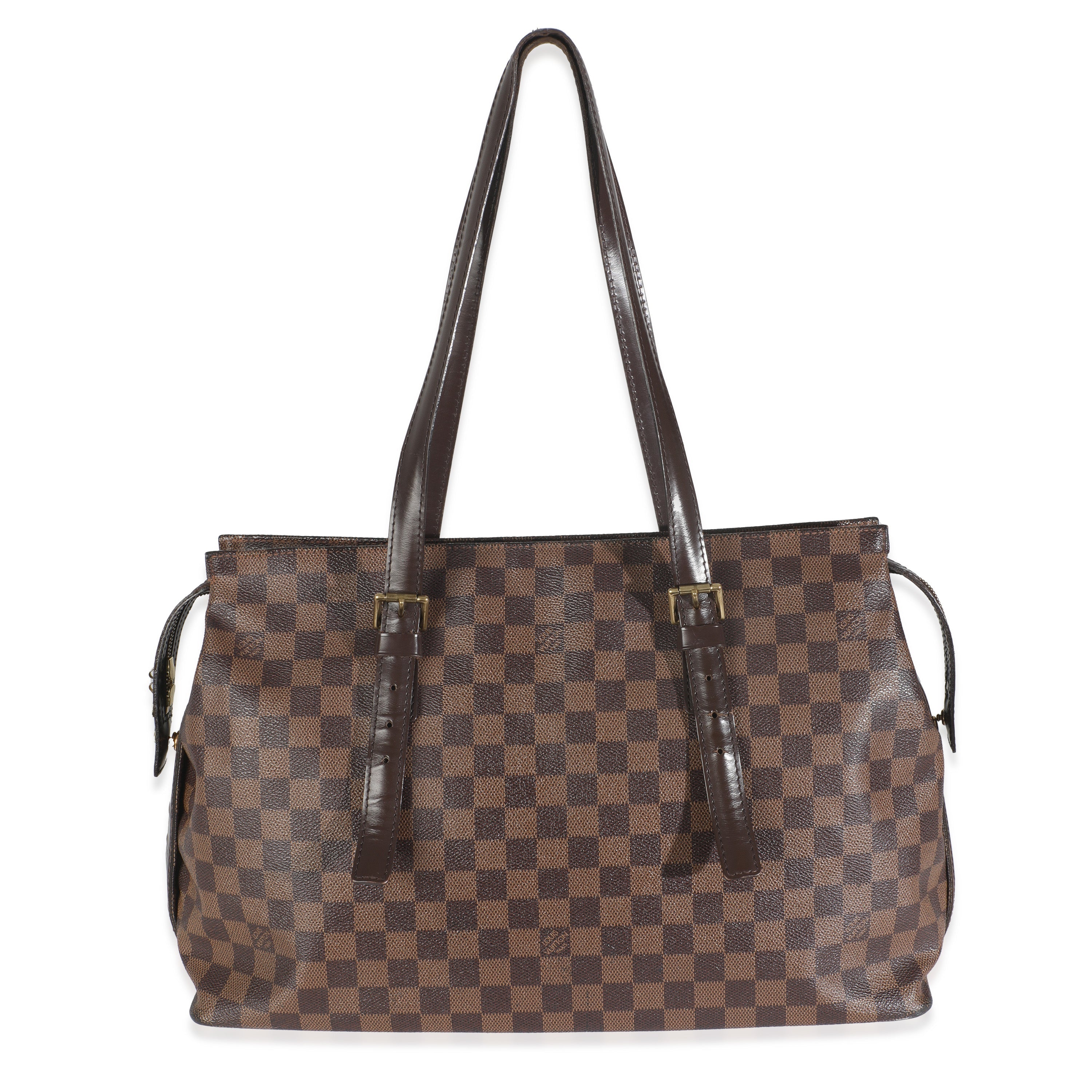 Louis Vuitton Damier Ebene Canvas Chelsea Zip Tote