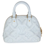 Louis Vuitton Blue Glacier Bubblegram Calfskin Alma BB