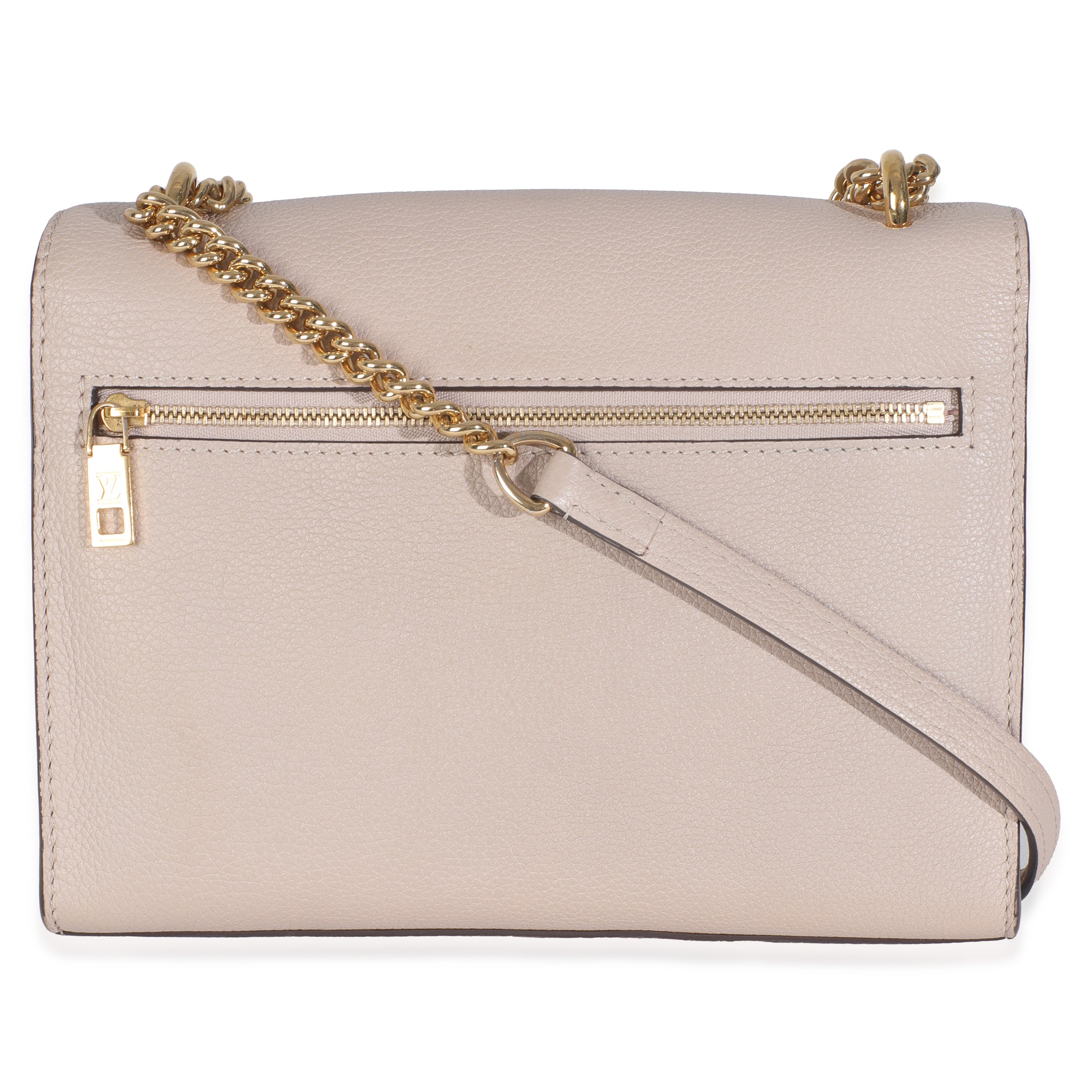 Louis Vuitton Pink Calfskin Mylockme Chain Bag BB