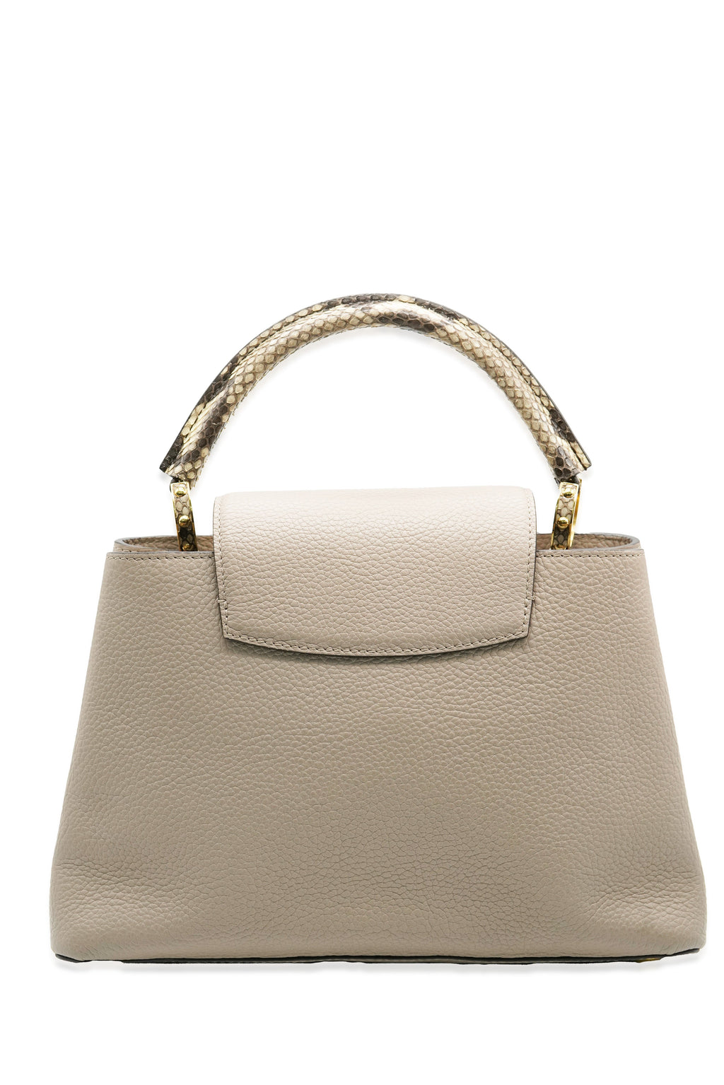 Louis Vuitton Galet Python Taurillon Capucines MM