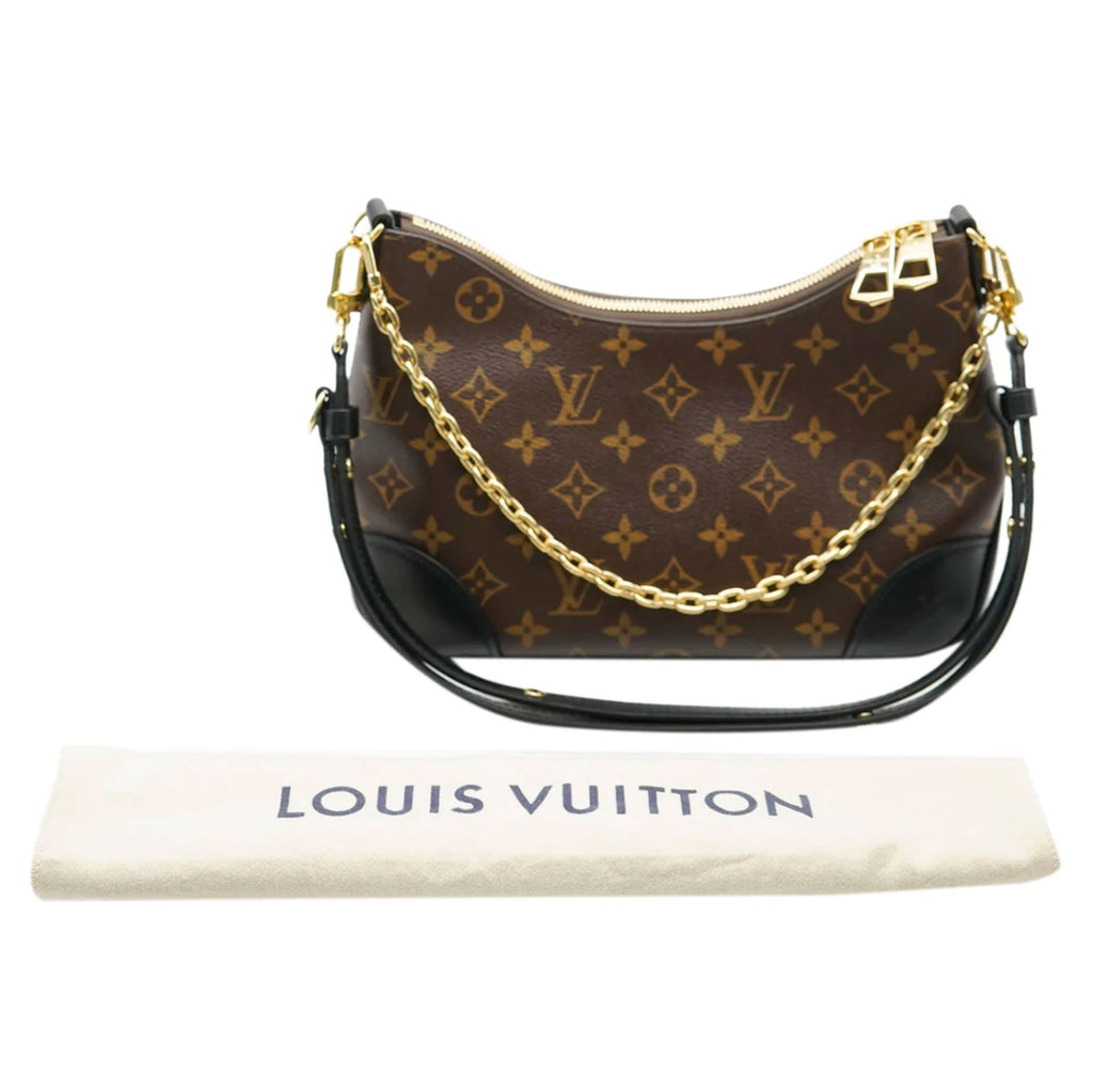 Louis Vuitton Black Monogram Canvas Boulogne NM
