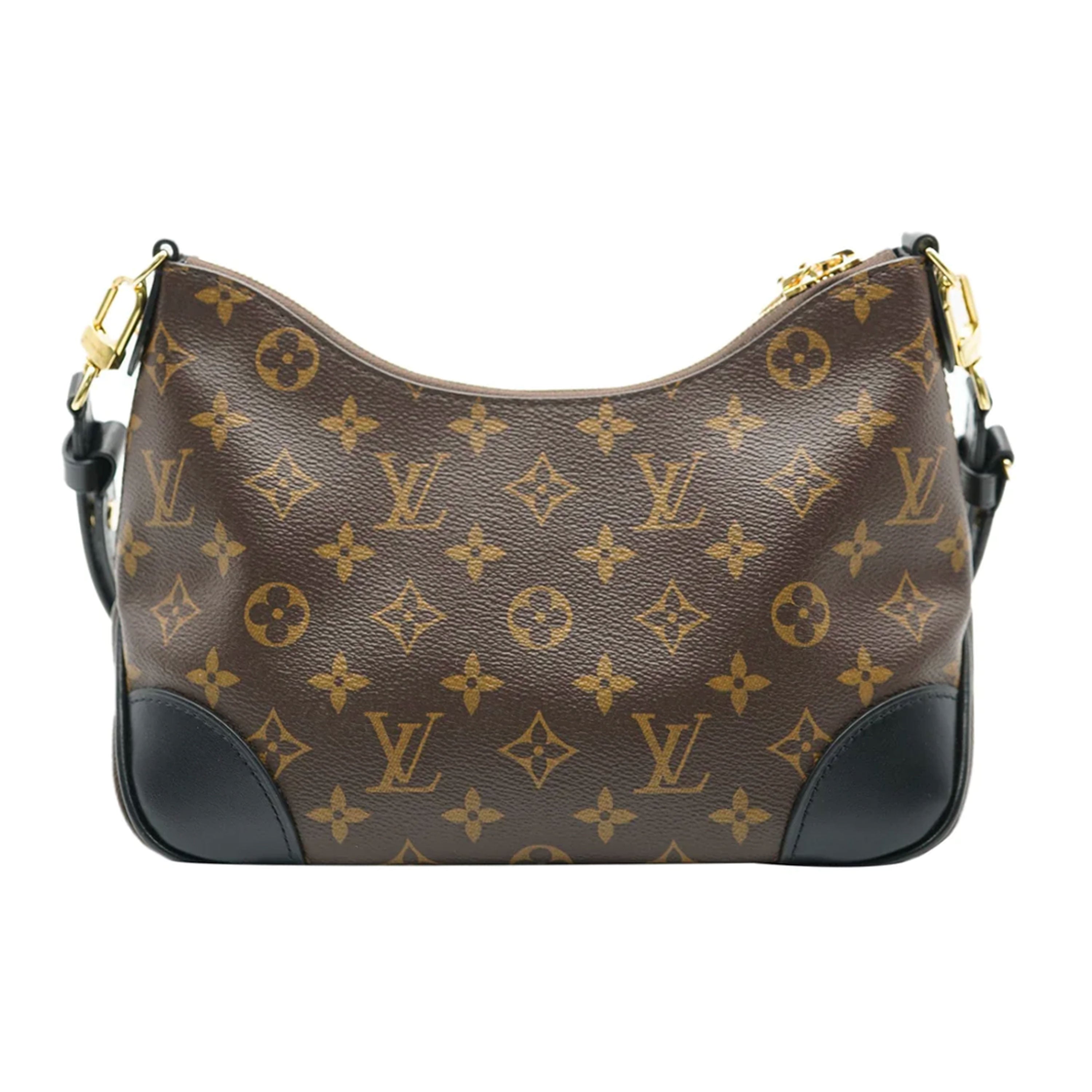 Louis Vuitton Black Monogram Canvas Boulogne NM