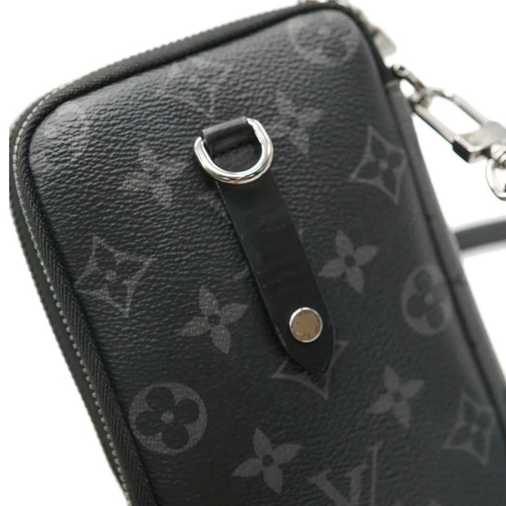 Louis Vuitton Reverse Monogram Eclipse Canvas Double Phone Pouch NM