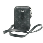 Louis Vuitton Reverse Monogram Eclipse Canvas Double Phone Pouch NM